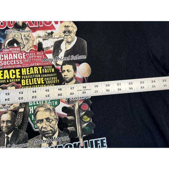 Black History Month Shirt Mens 2XL Double-sided- Obama, MLK, Rosa Parks & more - Picture 7 of 8